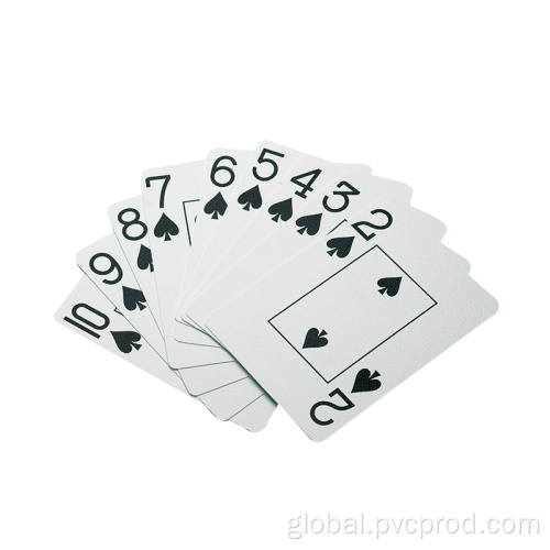 Plastic Playing Card Customized design PVC plastic poker cards Supplier